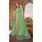Mint Color Pure Viscose Silk Embroidery Work Party Wear Designer Saree -5780164558