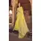 Yellow Color Pure Viscose Silk Embroidery Work Party Wear Designer Saree -5780164561