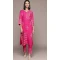 Pink Color Rayon Foil Print Work Festival Wear Readymade Designer Kurti -5816164836