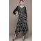 Floral Print Work Black Color Rayon Casual Wear Readymade Jumpsuit -5862165129