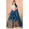 Dove Blue Color Soft Net Embroidery Work Function Wear Lehenga Choli - 5877165258