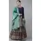 Designer Navy Blue And Pink Color Banarasi Silk Jacquard Work Party Wear Lehenga Choli -5951165775