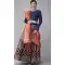 Function Wear Navy Blue And Red Color Banarasi Silk Jacquard Work Lehenga Choli -5951165776