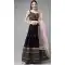 Black Color Taffeta Satin Dori And Zari Work Party Wear Lehenga Choli -5952165779
