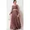 Brown Color Cotton Resham Work Festival Party Wear Lehenga Choli -5974166017