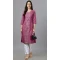 Pink Color Cotton Magic Slub Resham Work Casual Wear Readymade Kurti -5977166033