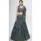 Dark Green Color Georgette Thread And Sequence Work Function Wear Lehenga Choli -5986166098