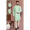 Sky Blue Color Banarasi Silk Self Work Wedding Wear Designer Men's Sherwani -6018166396