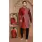 Maroon Color Banarasi Silk Resham And Self Work Wedding Wear Designer Men's Sherwani -6018166400