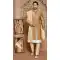 Chiku Color Banarasi Silk Self Work Wedding Wear Men's Designer Sherwani -6019166414