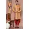 Pink Color Banarasi Silk Resham And Zari Work Wedding Wear Men's Designer Sherwani -6019166426