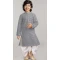 Grey Color Georgette Mirror Work Designer Kid's Kurta Pajama -6068166889