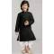 Black Color Georgette Mirror Work Designer Kid's Kurta Pajama -6068166891