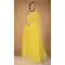 Faux Georgette Yellow Color Embroidery Work Designer Wear Lehenga Choli -6072166954