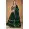 Green Color Faux Georgette Embroidery Work Designer Wear Lehenga Choli -6072166955