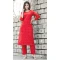 Red Color Cotton Mirror Work Casual Wear Readymade Designer Kurti -6083167084