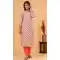 Peach Color Cotton Digital Print Work Readymade Designer Kurti -6083167086