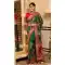 Green Color Heavy Soft Silk Embroidery Work Designer Wedding Saree -6147167579