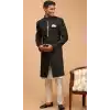 Women Mens Wear Indo Western Dhupion Art Silk Black Plus Size