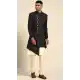 Women Dhupion Art Silk Mens Wear Indo Western Black - 13116211056