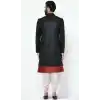 Women Black Mens Wear Indo Western Dhupion Art Silk Plus Size