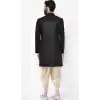 Women Mens Wear Indo Western Dhupion Art Silk Black Plus Size