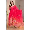 Women Salwar Suit Multi Printed Work Pure Soft Organza