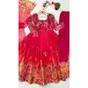 Women Salwar Suit Multi Printed Work Pure Soft Organza