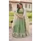 Gold Crush Silk Green Zari Sequin Lehenga Choli - 215686