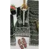 Buy Black Fendy Silk Palazzo Suit Plus Size Women - 216062